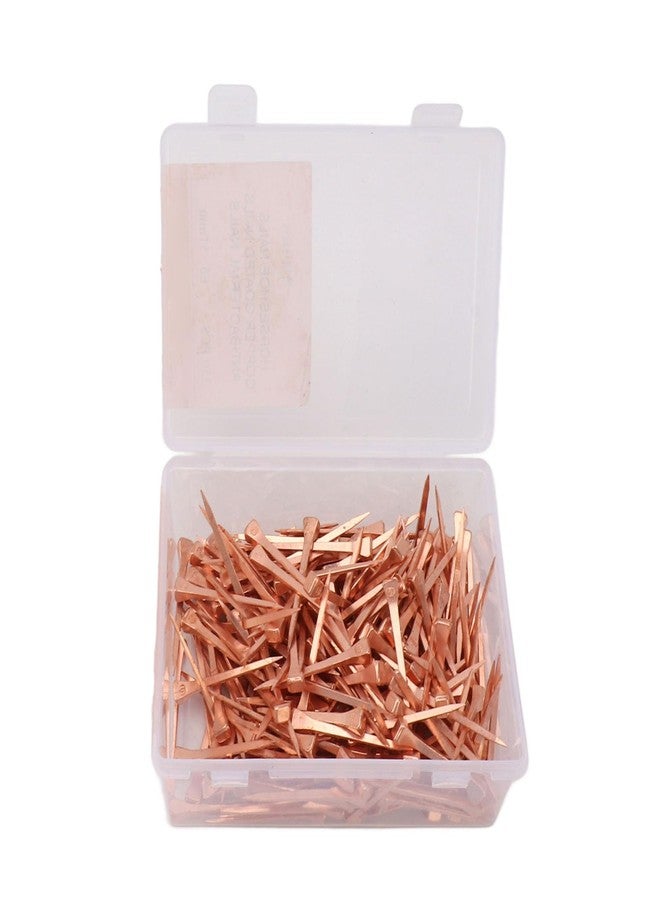 Jauarta 250Pcs Horseshoe Nails Copper Plated Rustproof Equestrian Riding Equipment Pet Supplies (51mm E5) - Image 4